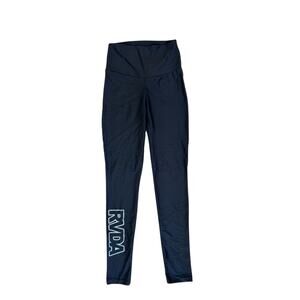 Alexandra Collection RVDA Logo Performance Leggings - Black - Medium